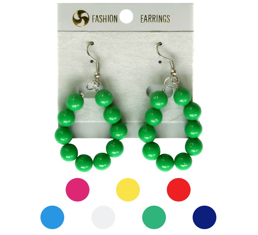 Flamenco Bead Earrings in various colors