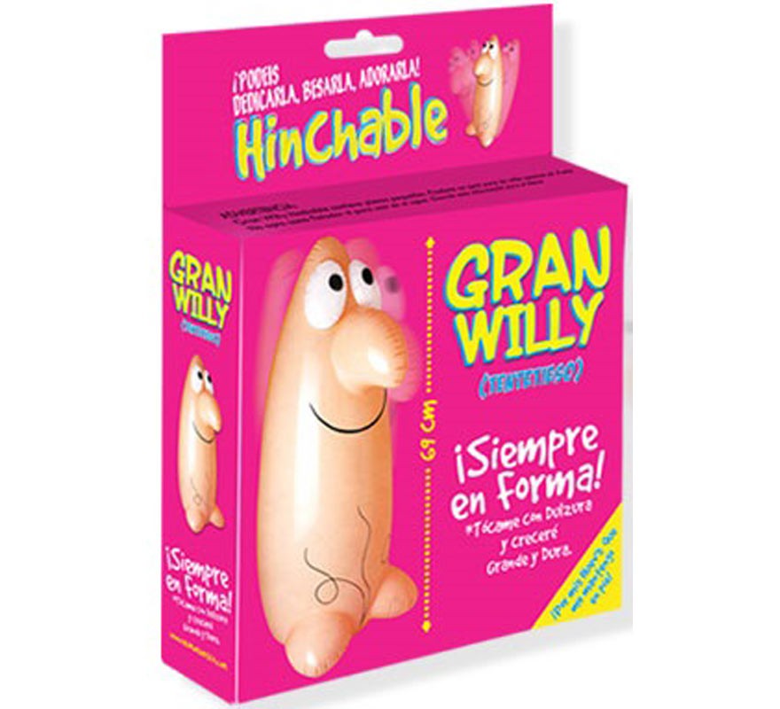 Big Willy's Tentetieso Inflatable Penis 69 cm