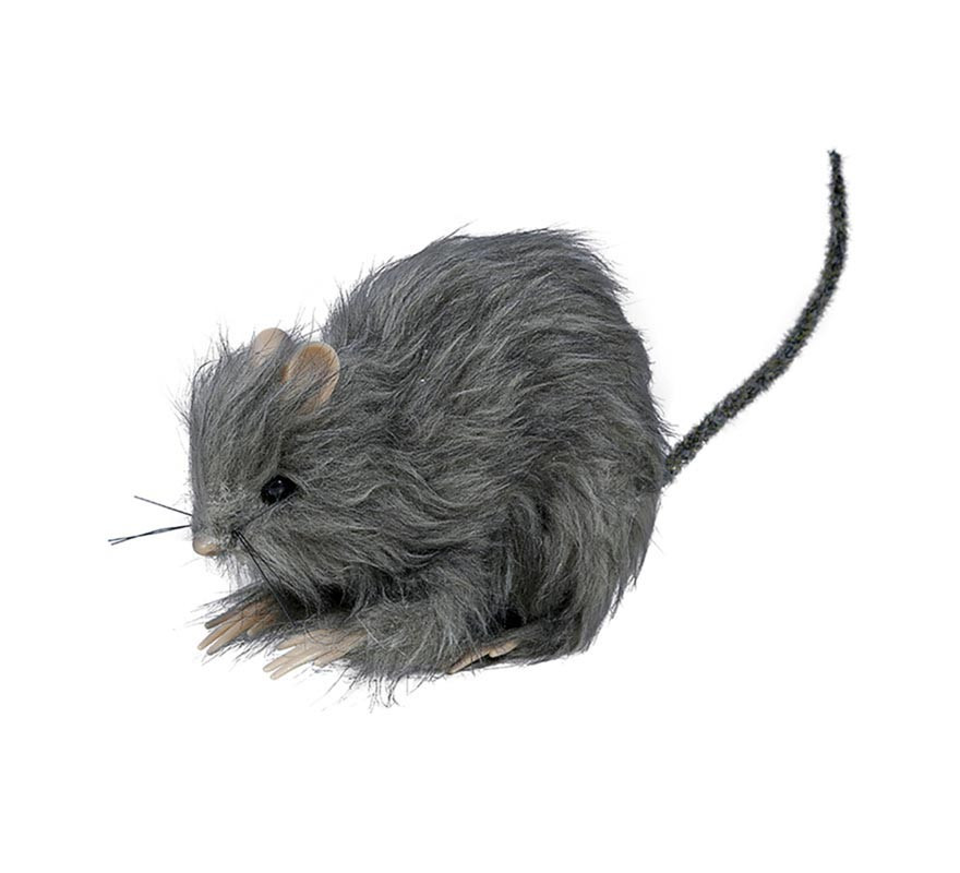 Small Gray Furry Rat 15cm Small Gray Furry Rat 15cm