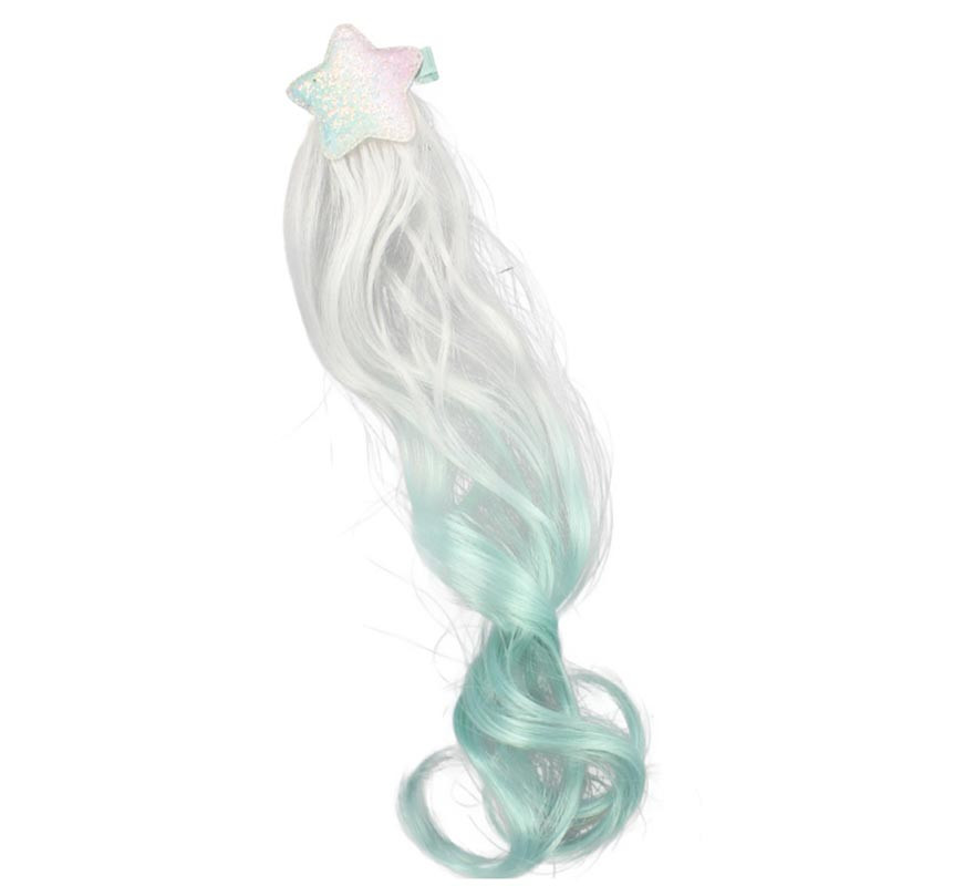 Little Star Clip with Gray and Blue Tufts Little Star Clip with Gray and Blue Tufts