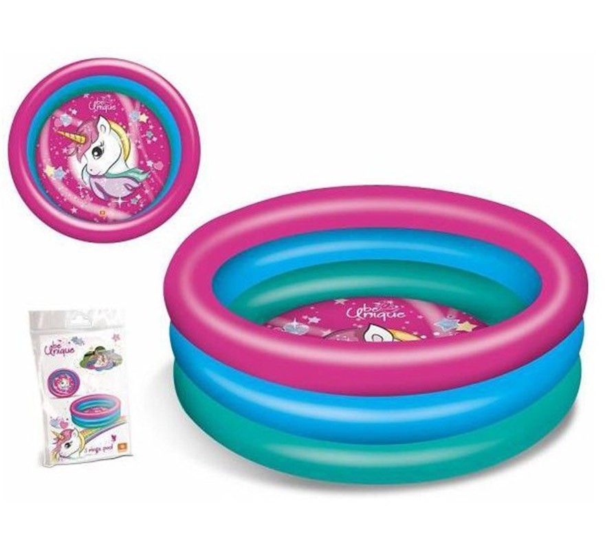 Piscina inflável Unicorn com 100 cm de diâmetro