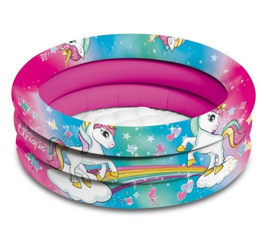 Piscina inflável Unicorn com 60 cm de diâmetro Piscina inflável Unicorn com 60 cm de diâmetro