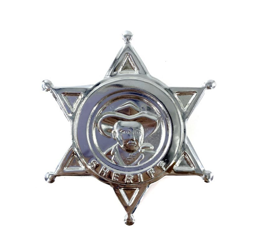 Distintivo de Xerife Estrela e Cowboy