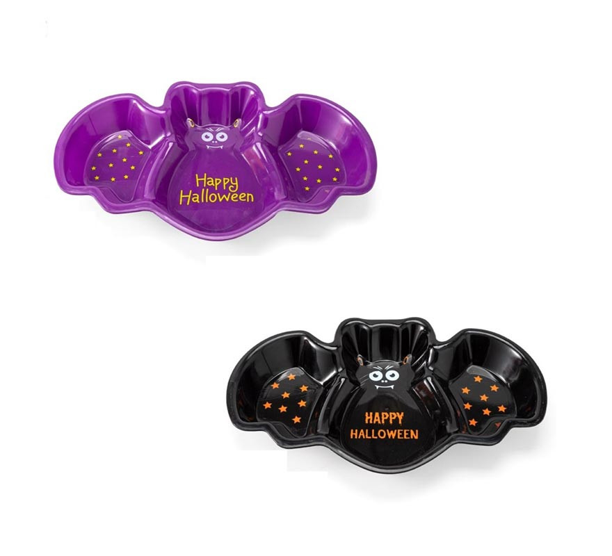 Bat Snacks Plate in various colors Bat Snacks Plate in various colors