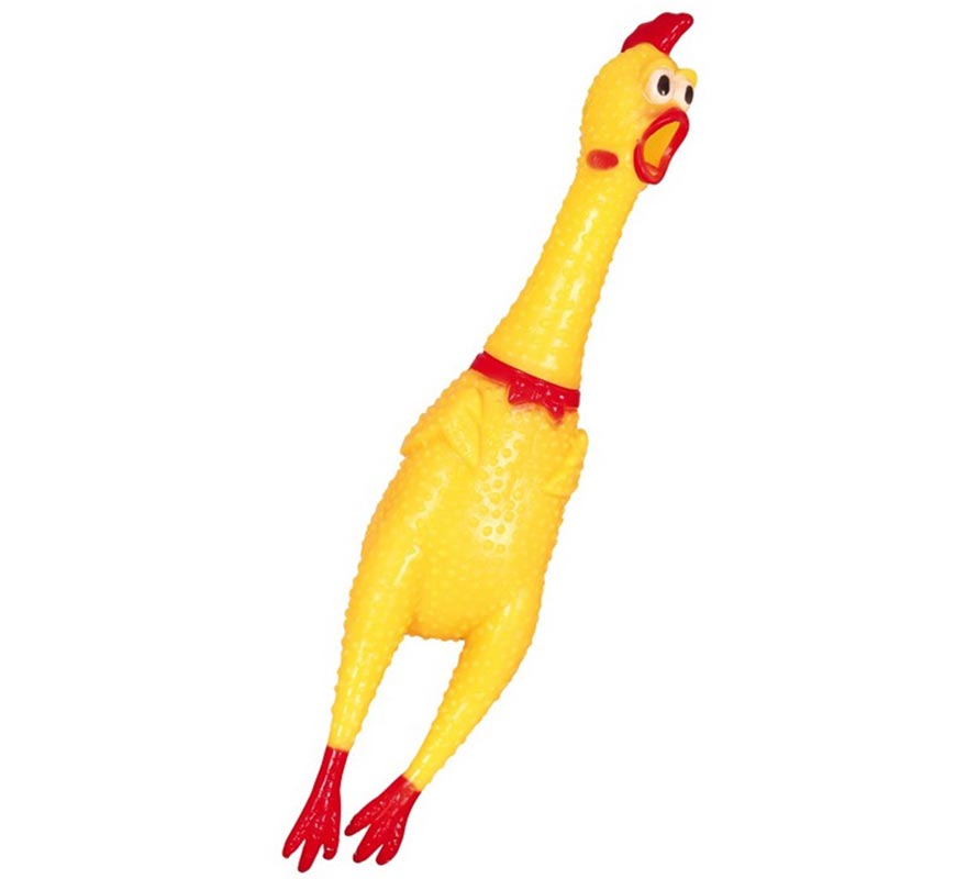 Frango de Borracha de 38 cm com Som