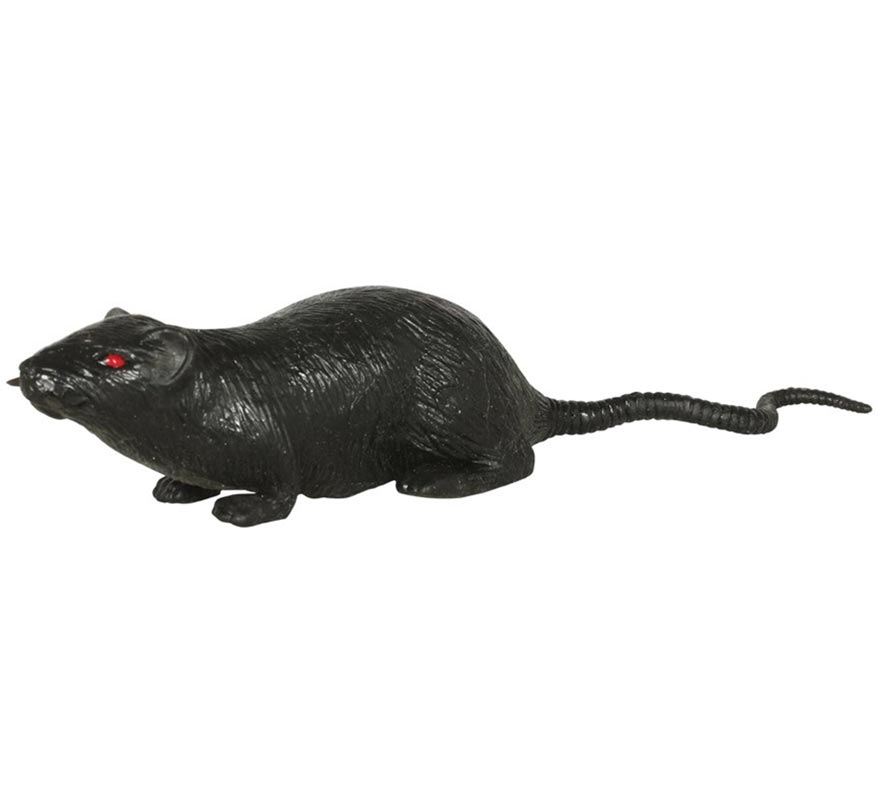 Gray Latex Rat 15 cm