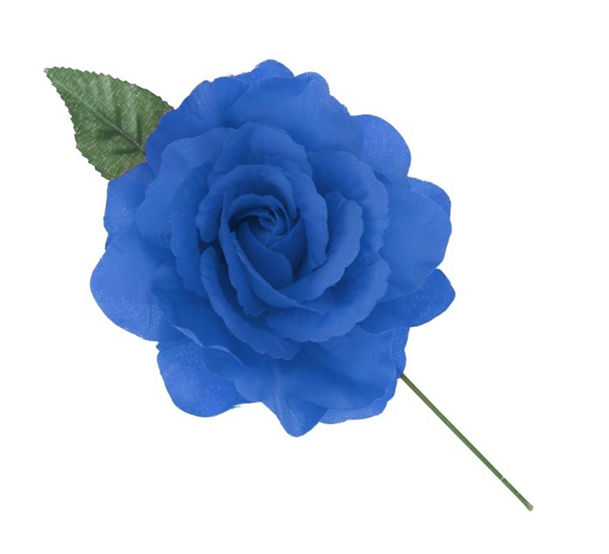 Grande 15 cm azul marinho Rosa Flamenca