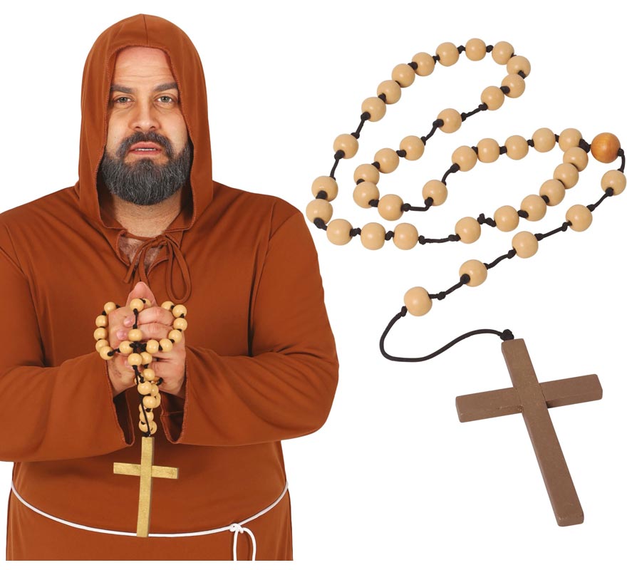 Rosary with cross 100 cm.