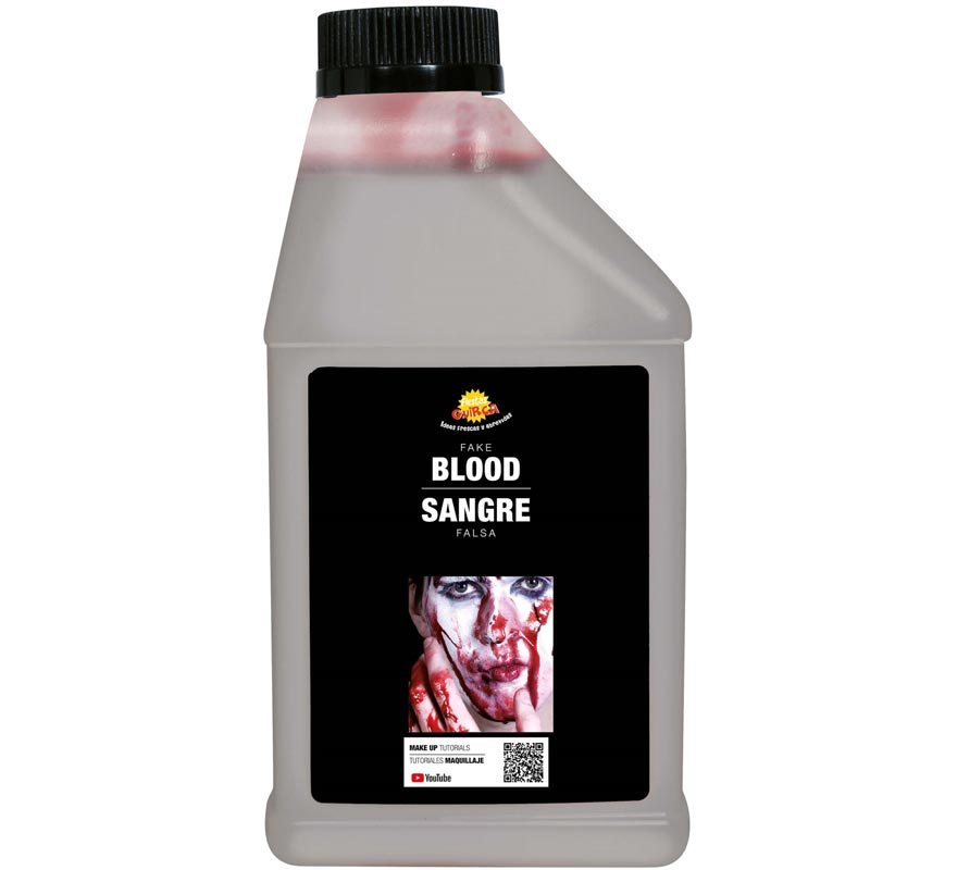 450 ml de sangue líquido de cor escura