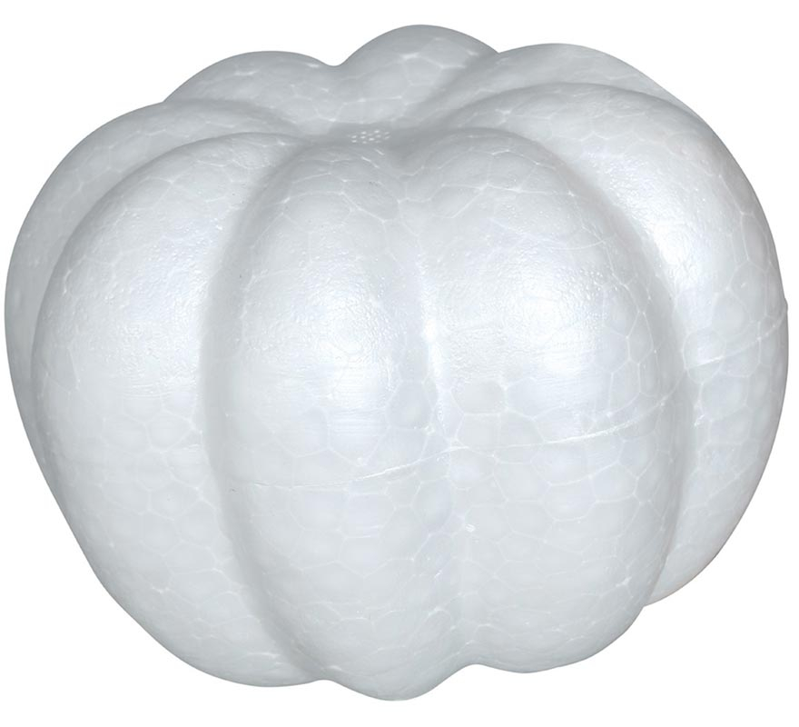 2 White cork pumpkins for decoration, 10x8 cm-B