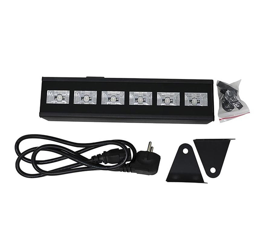 6 Leds UV black light for interior 6x3 w-B