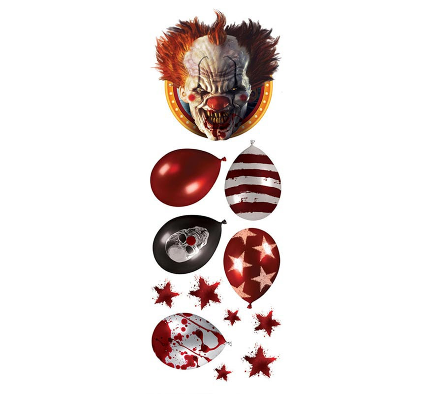 Clown Wall Sticker 25x70 cm-B