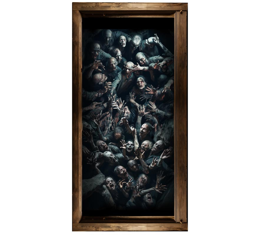 Adesivo de chão zumbis 30x90 cm-B