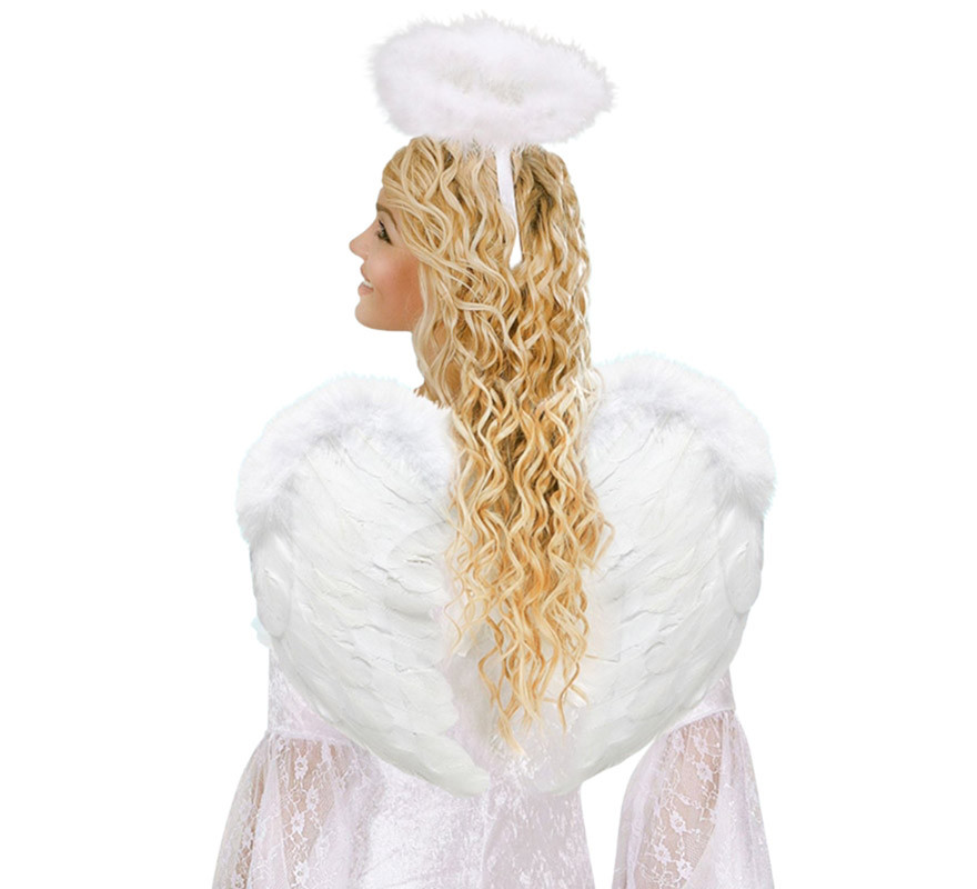 White Feather Angel Wings 37X50 cm-B