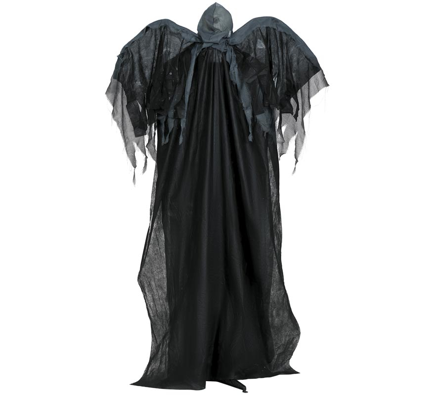 Black Angel with Light, Sound and Movement 195 cm-B