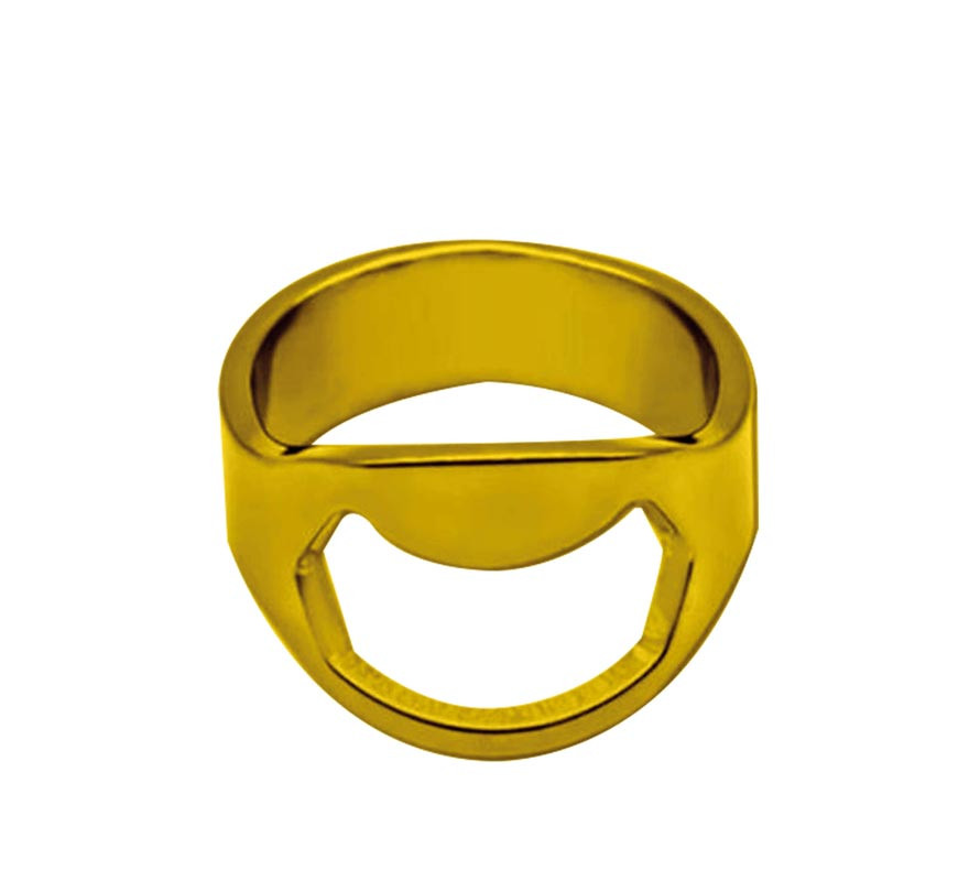 Gold Bottle Opener Ring-B