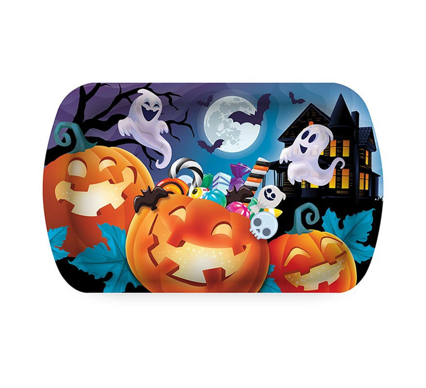 Plastic Pumpkin Tray 39x24 cm-B