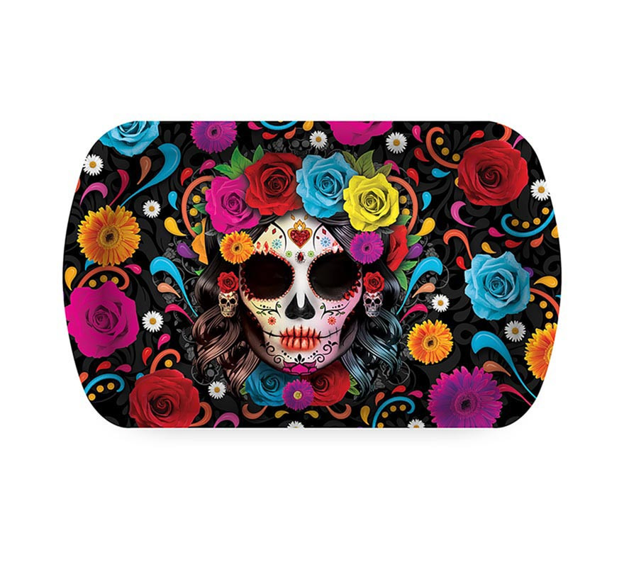 Bandeja plástica Catrina 39x24 cm-B