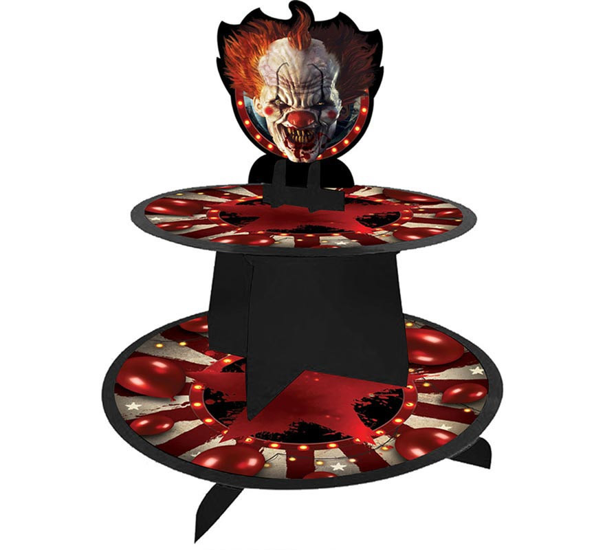 3 Tier Clown Tray 36x28 cm-B