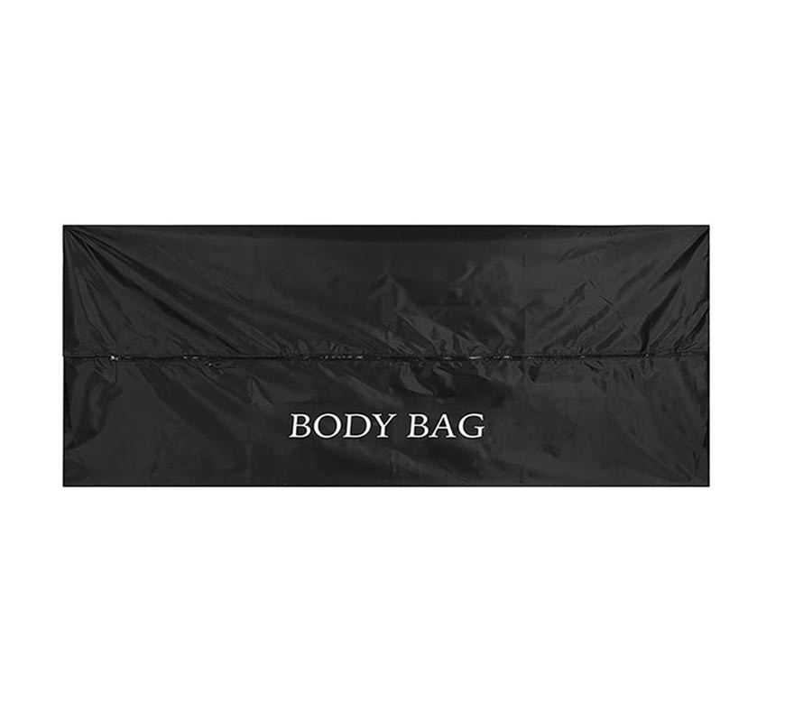 Black Morgue bag with closure-B