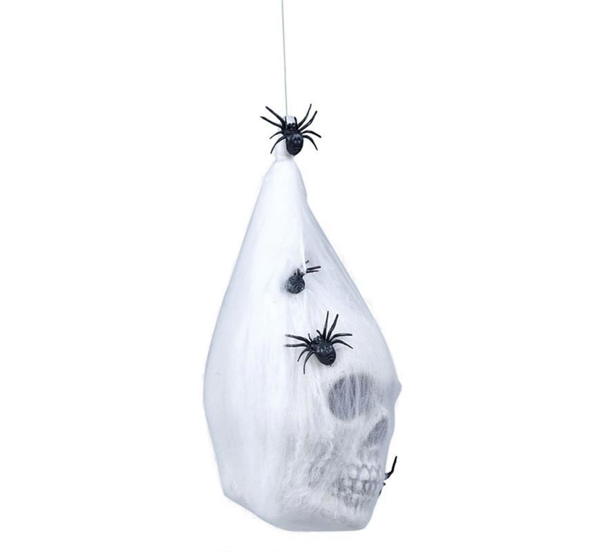 Bolsa Teia de Aranha com Caveira 25 cm-B