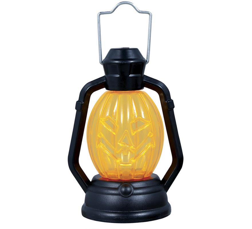 Box of 12 Pumpkin Lanterns with 10 cm light-B