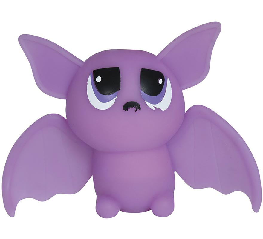 Box of 12 Assorted Rubber Bats 9 cm-B