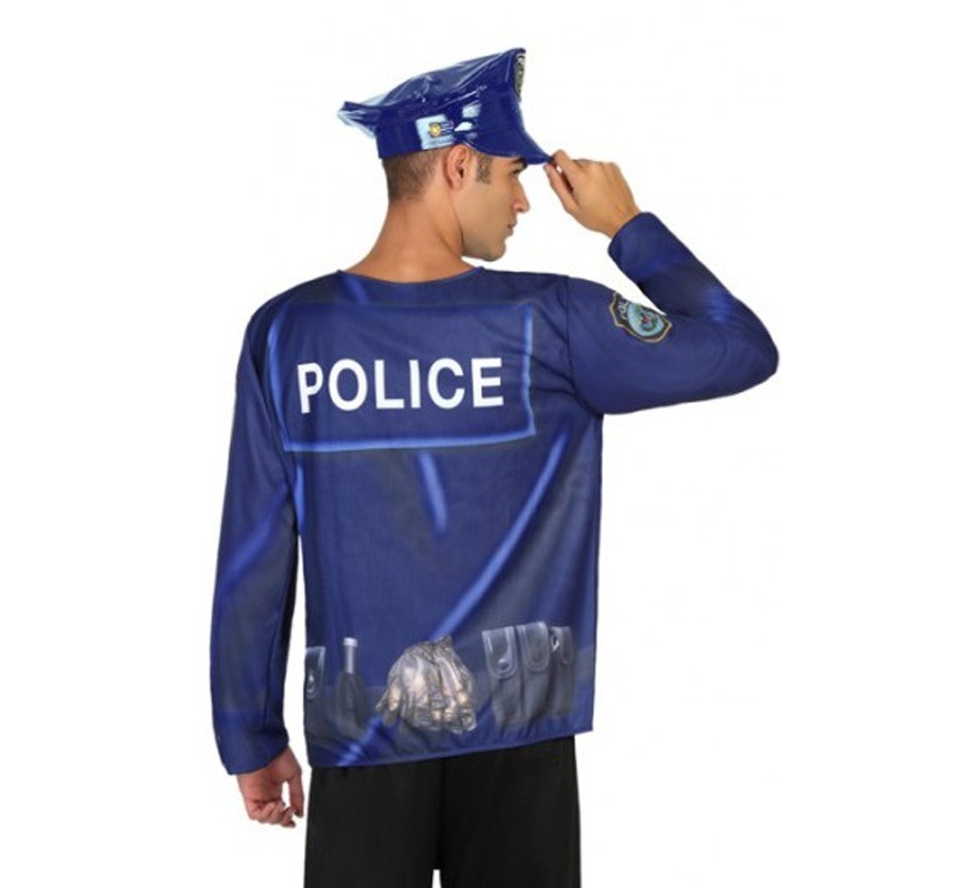 Police costume t-shirt for men-B