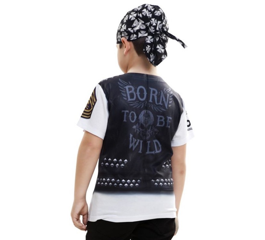 Biker costume t-shirt for boy-B