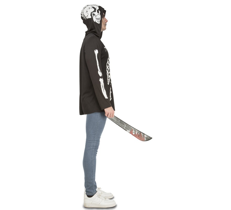 T-shirt ou traje de esqueleto casual para homem-B