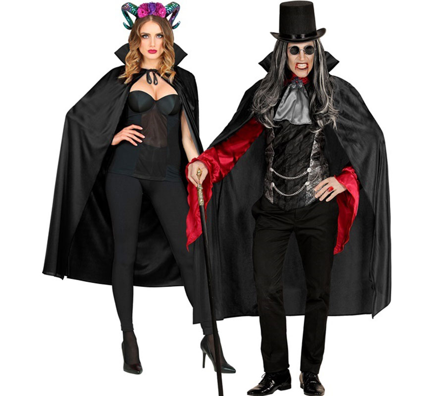 Capa preta de 130 cm para adultos-B