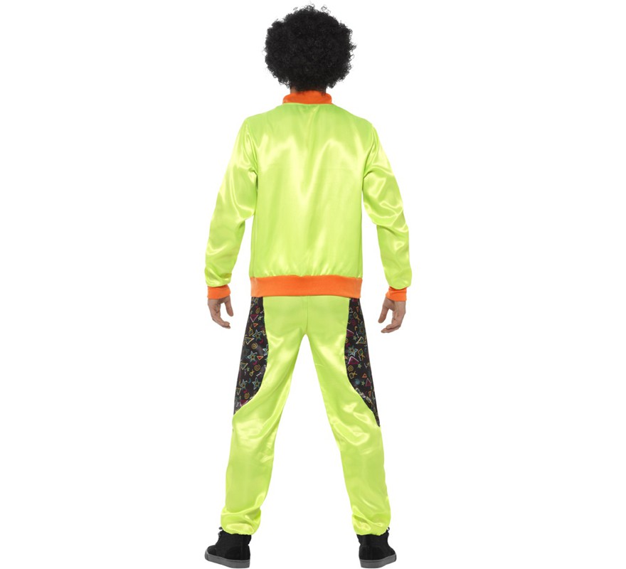 Fato de treino Retro Neon Green para homem-B