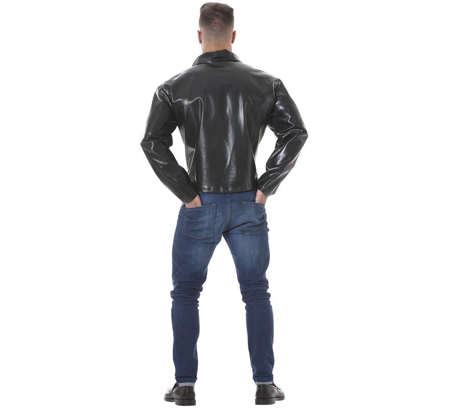 Black Biker or Rocker Jacket for men-B