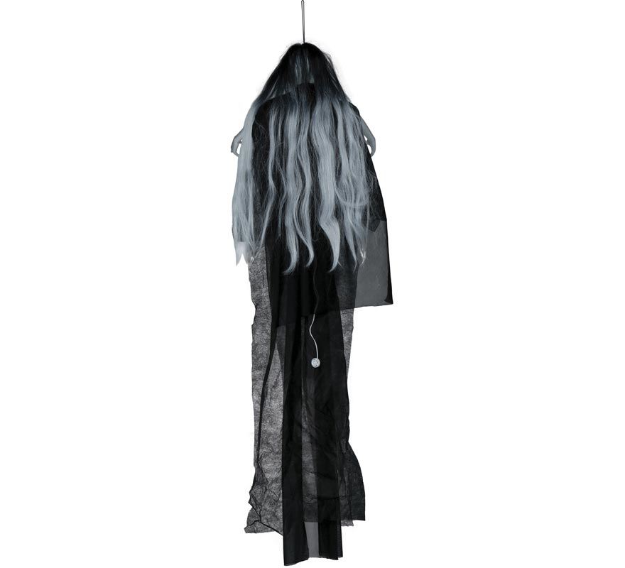 Pingente Menina Olhos Negros com Luz e Som 130 cm-B