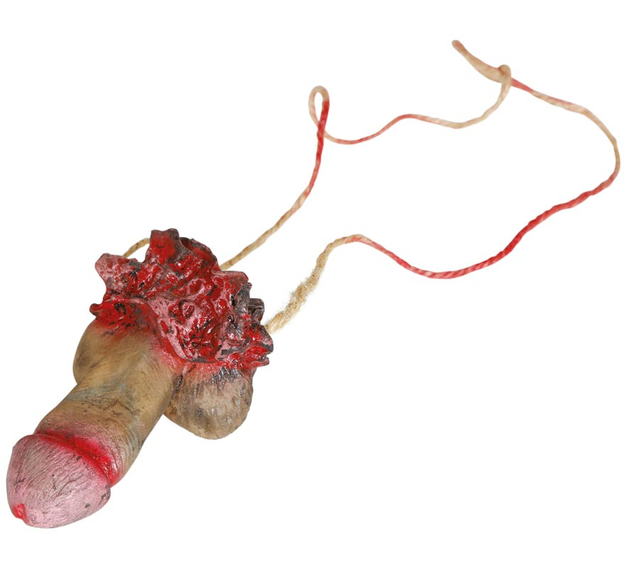 Colar Membro Viril Látex 12 cm-B