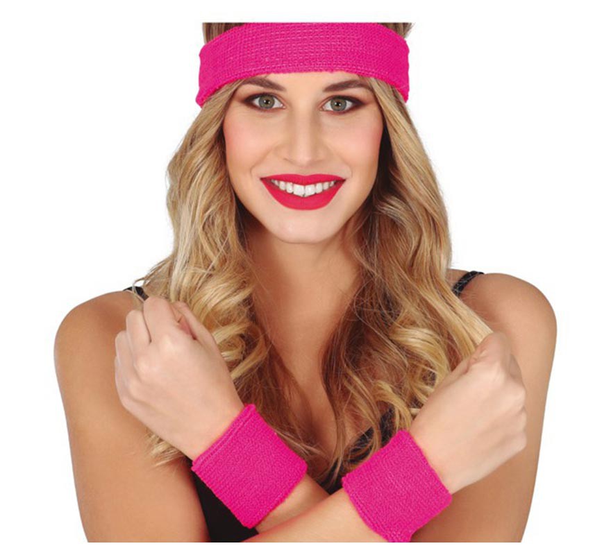 Set of 2 Wristbands and Ribbon in various colors for women-B