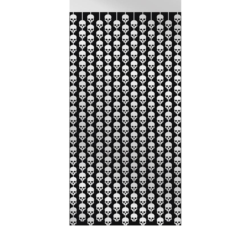 Metallic Skulls Curtain 100x200 cm-B