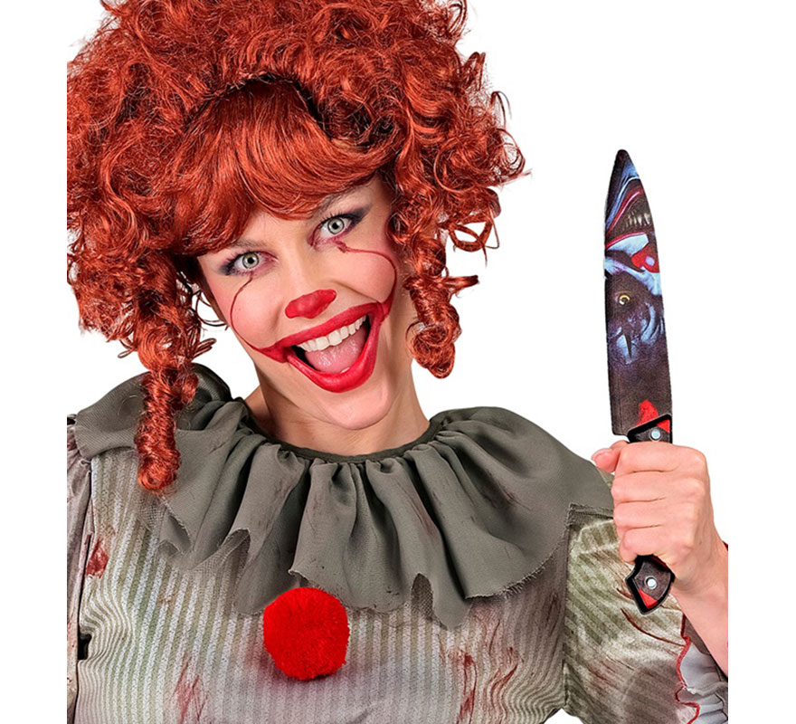 31cm Horror Clown Knife with double-sided design-B