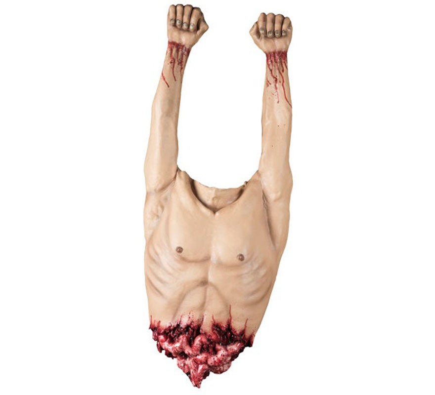 Mutilated body of a man for decoration and Photocalls-B