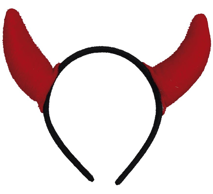 Tiara de demônio em tecido-B