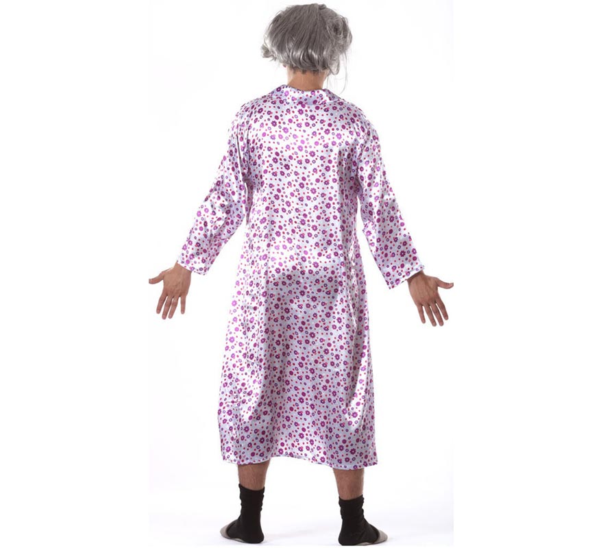 Fato de velhinha ou de avó com surpresa para homem-B