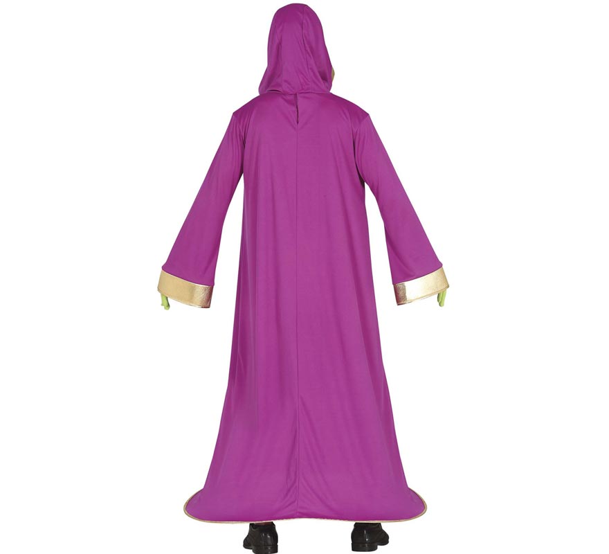 Green Alien Costume with Cape for Teens-B