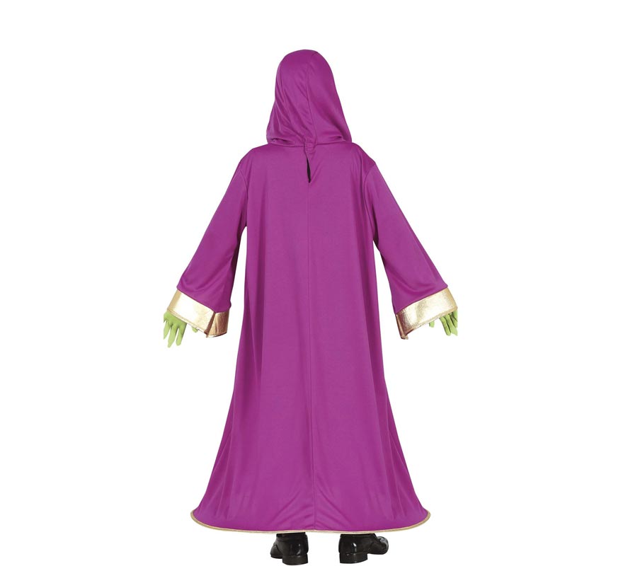 Fato de Alienígena Verde Infantil com Capa-B