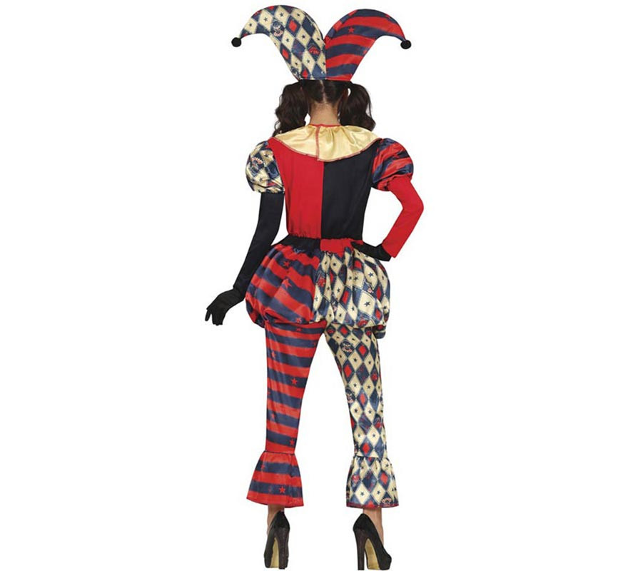 Fato de arlequim de diamante para mulher-B