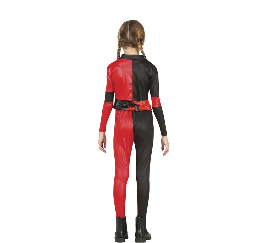 Fato de Arlequim Perigoso para menina-B