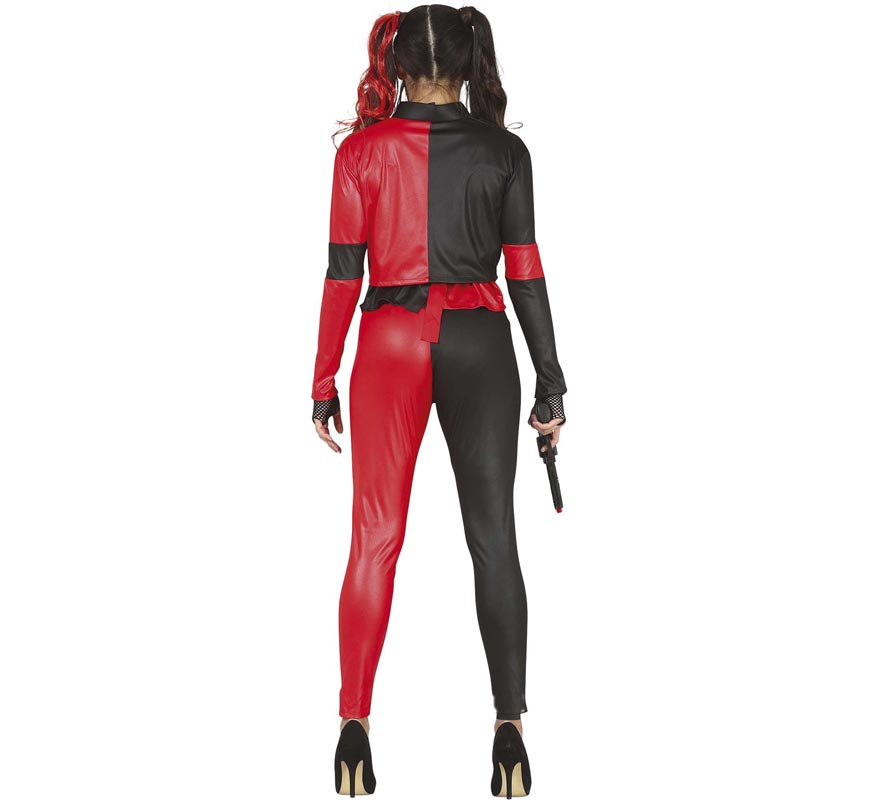 Fato de vilã perigosa Harlequina para mulher-B