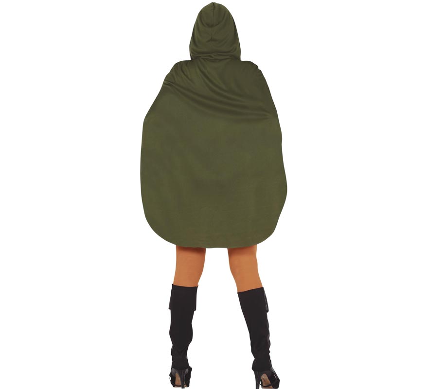 Fato de arqueiro verde para mulheres-B