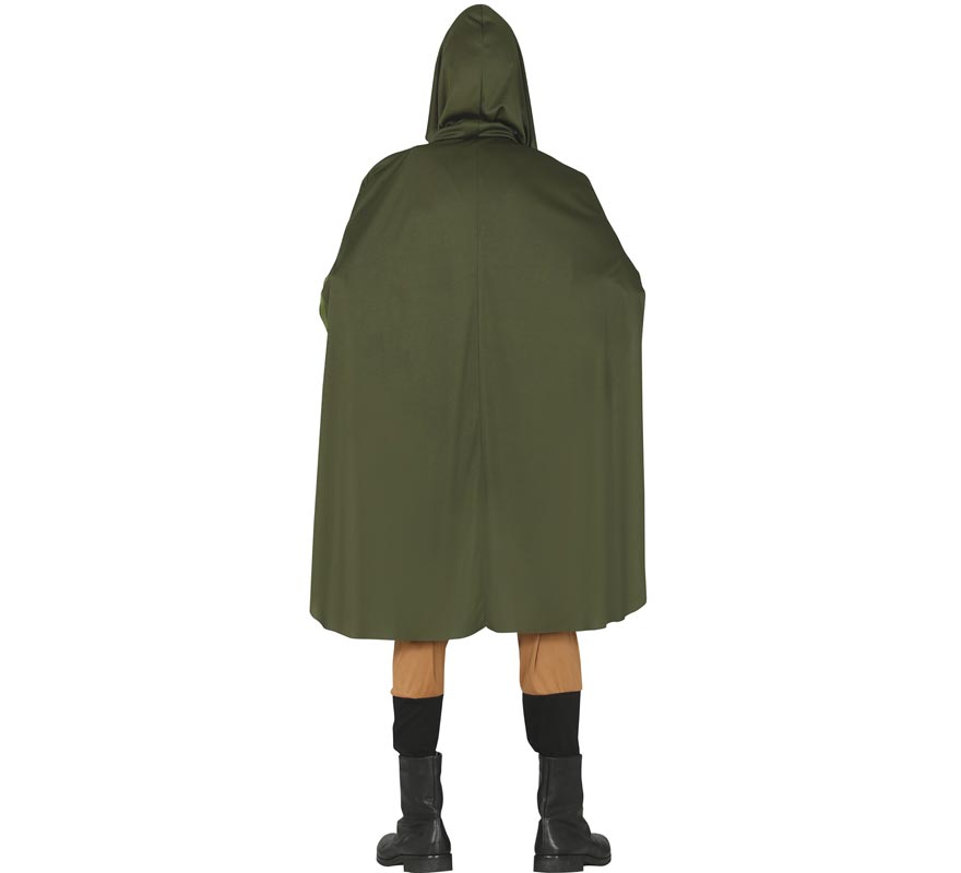 Fato de arqueiro verde para homens-B