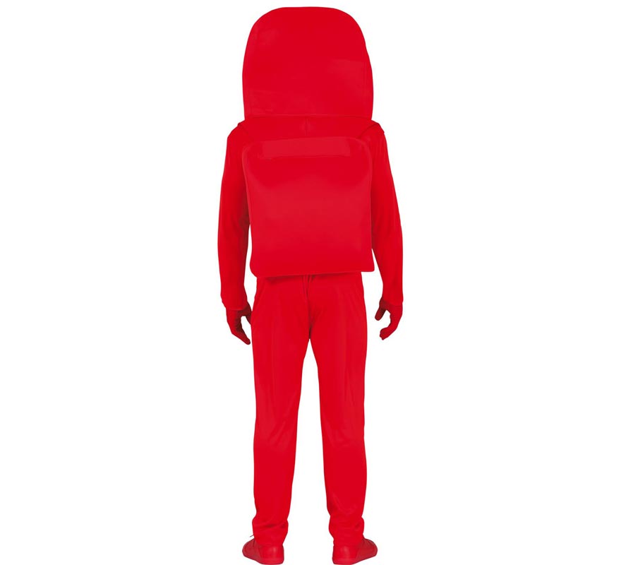 Red Impostor Astronaut Costume for Teens-B