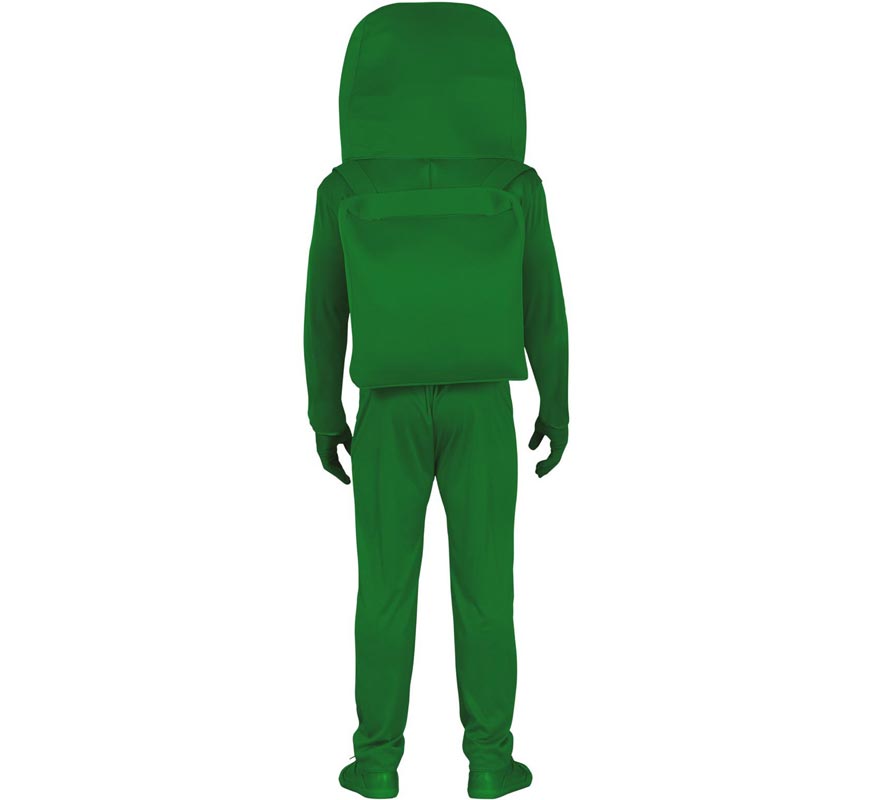 Fantasia de astronauta adolescente do Impostor Verde-B